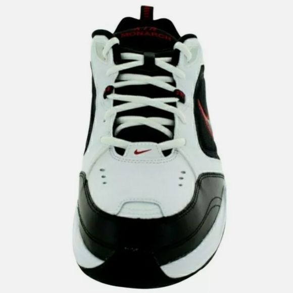 Nike Men’s Air Monarch IV Training Sneakers Black Red White 415445 101 - Picture 6 of 8